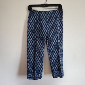 Ladies Petite SZ 6P Lauren Ralph Lauren Blue Capris